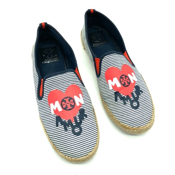 Tory Burch Mon Amour Espadrilles Loafers - Picture 2 of 13